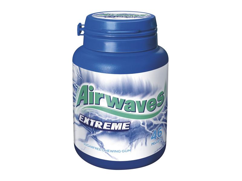 Airwaves Kaugummi Extreme 64 g Zuckerfreier und erfrischender Kaugenuss