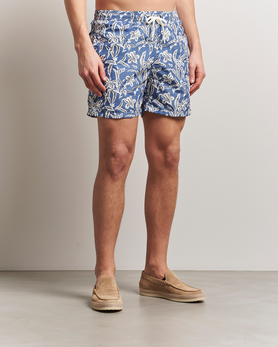 Altea Printed Swim Shorts Blue