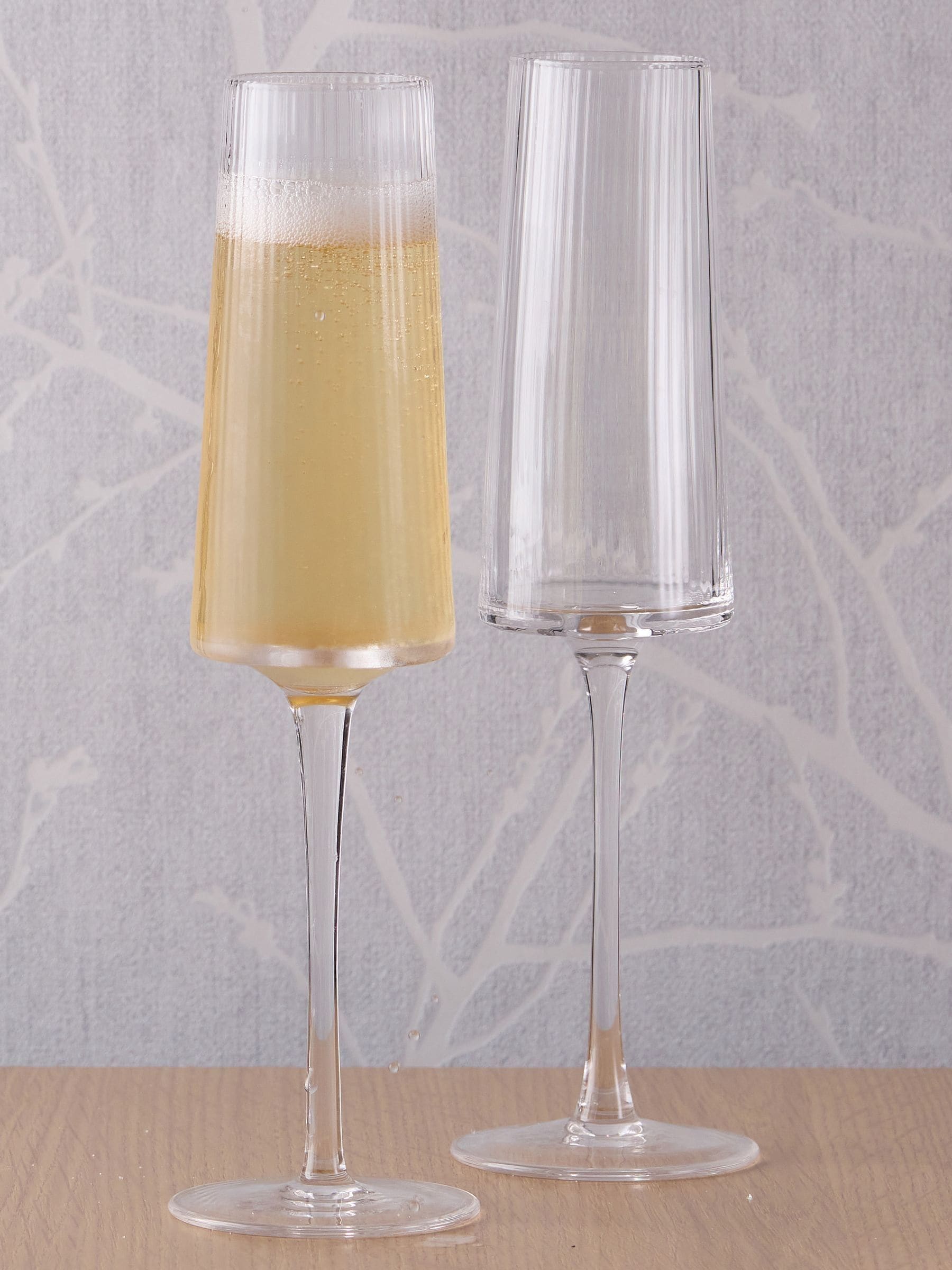Anton Studio Designs Set of 2 Empire Champagne Saucers