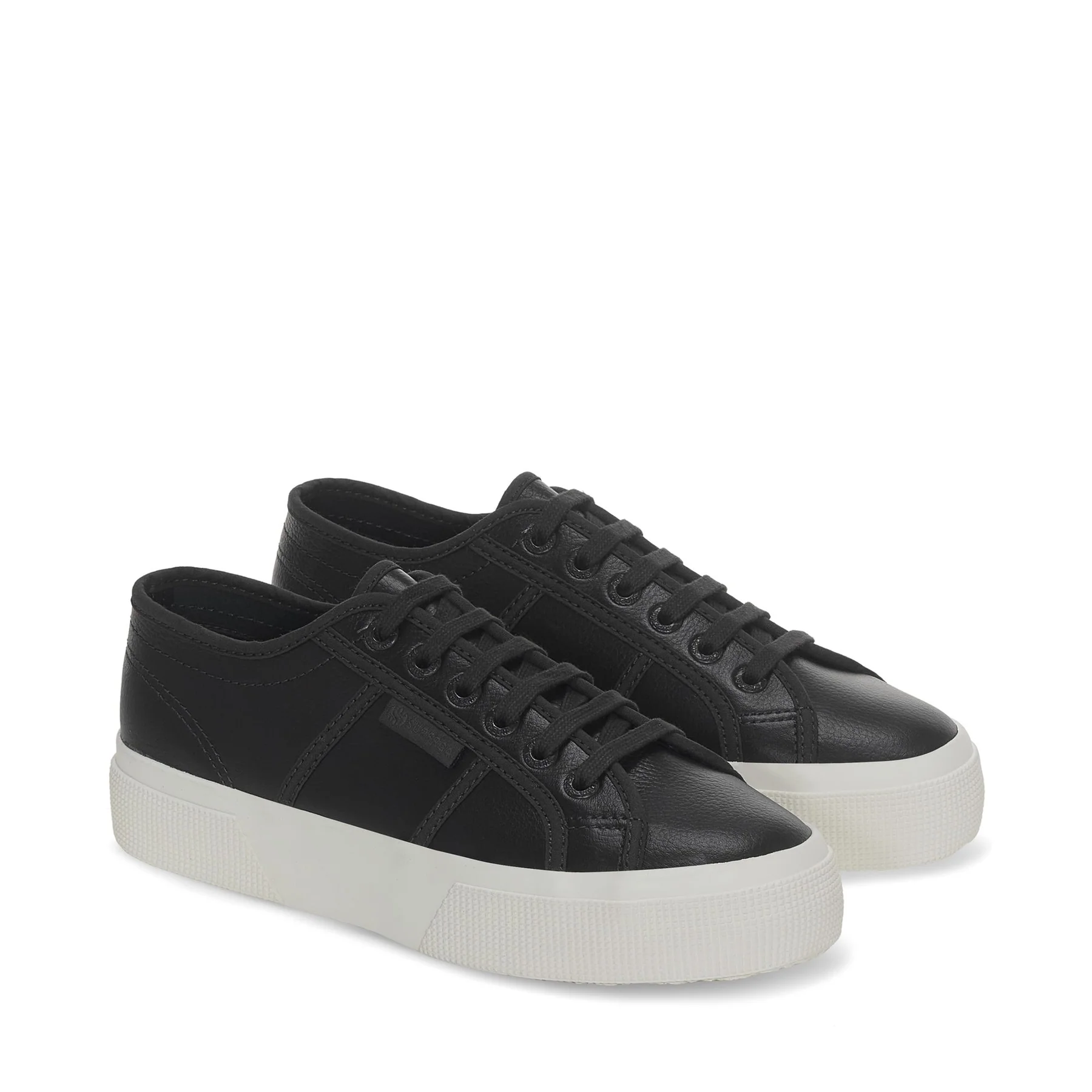 2740 PLATFORM TUMBLED LEATHER-BLACK BRISTOL-FAVORIO