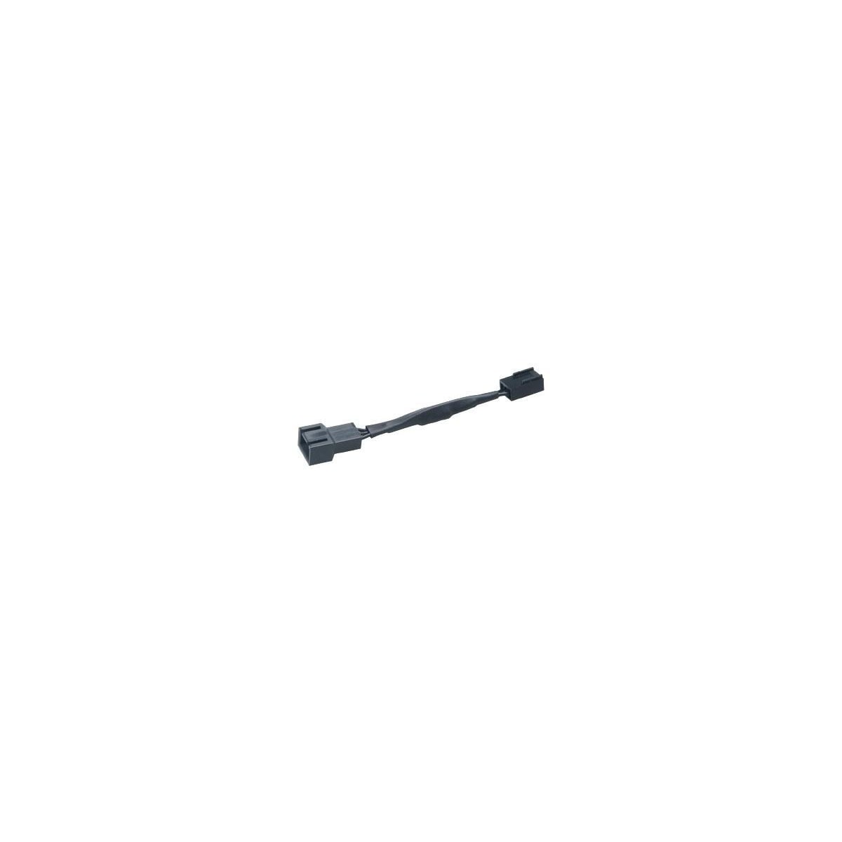 Akasa Fan speed reduction cable, 8cm, 20% reduction, 3pin, black
