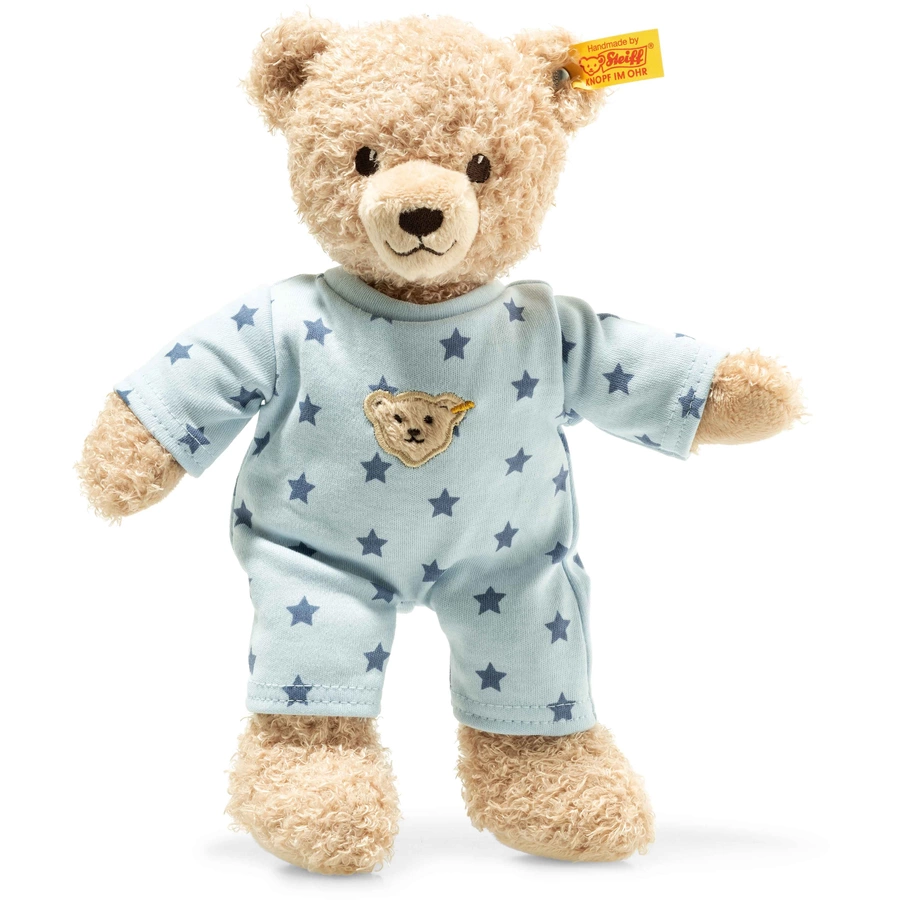 Steiff Teddy and Me Teddybär Junge Baby mit Schlafanzug, 25cm