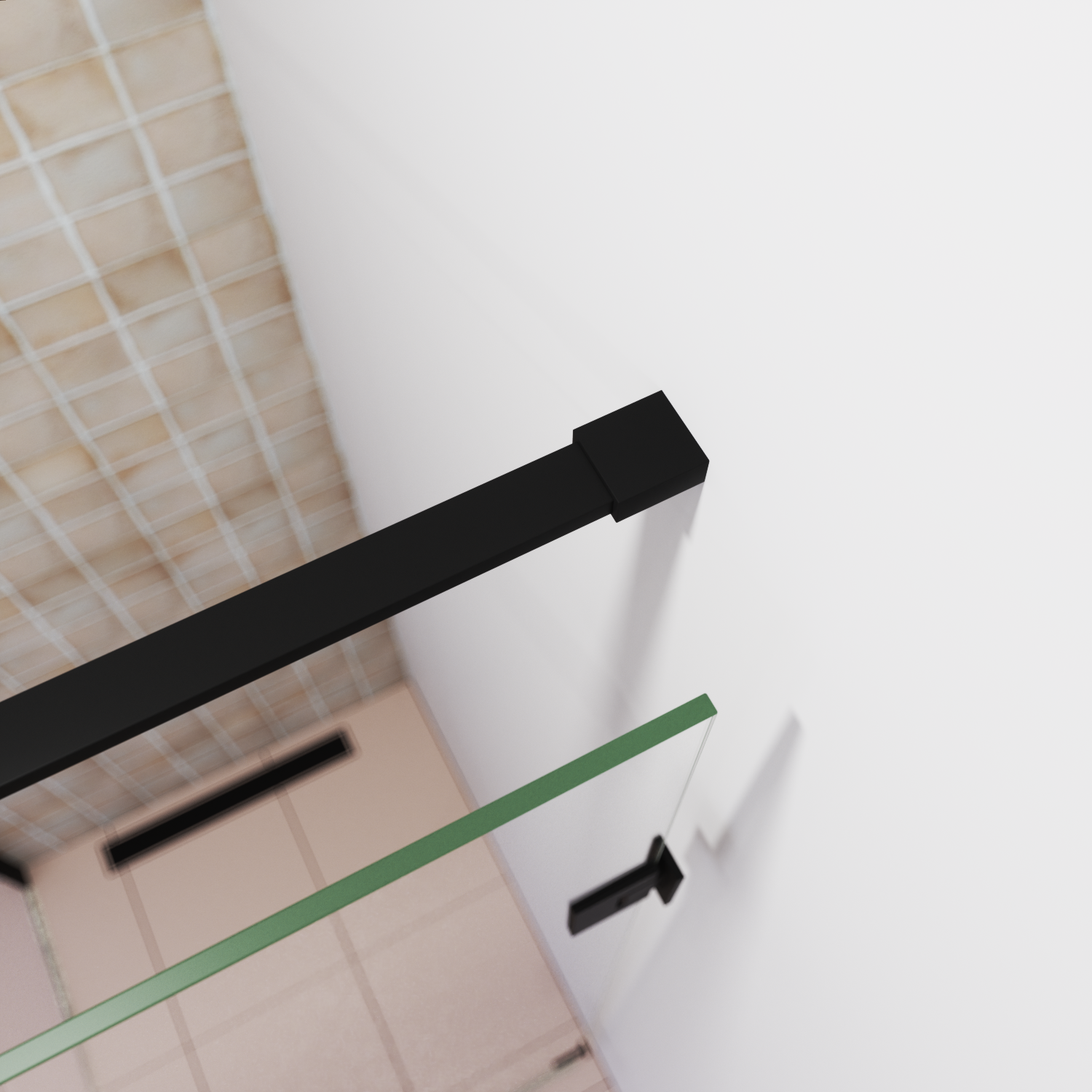 Saniclear Redro muur bevestiging zwart