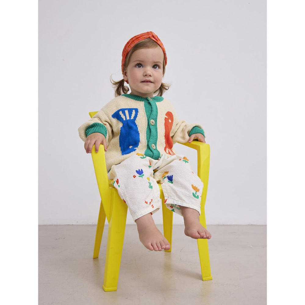 Køb Bobo Choses Offwhite Lucky Fish Cardigan