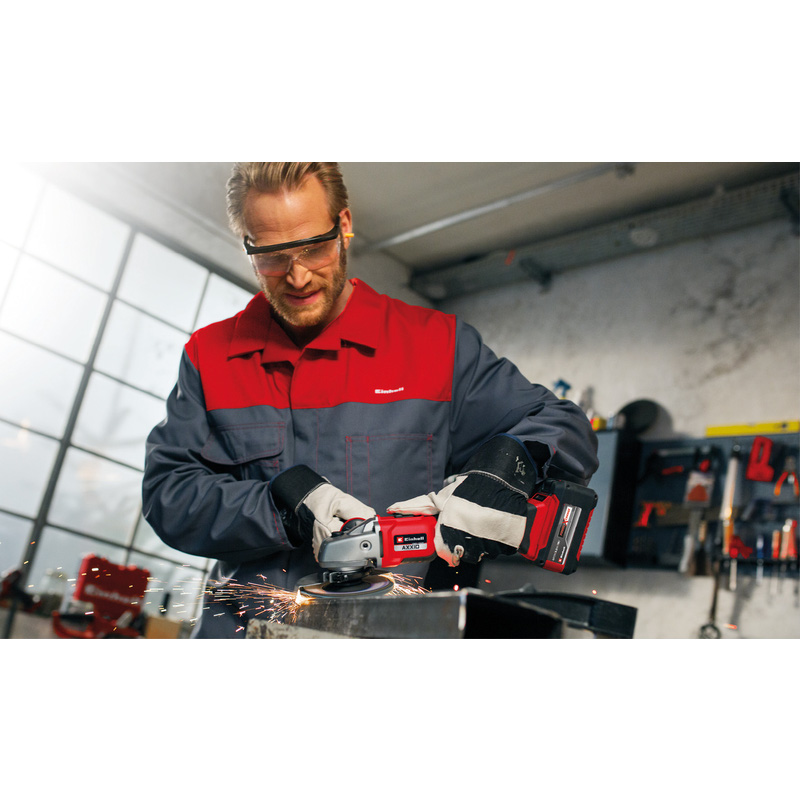 Einhell AXXIO 18/125 accu haakse slijper (body) 18V Li-ion