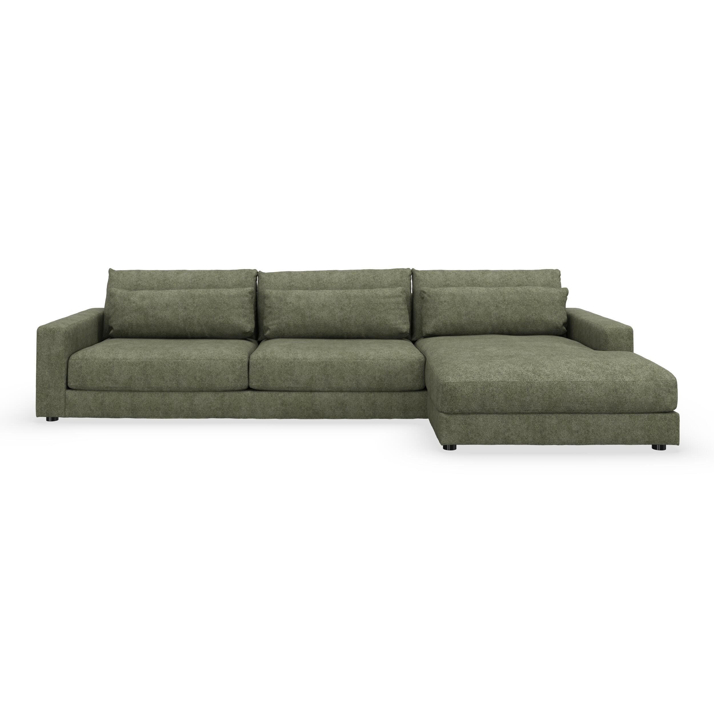Halmstad højrevendt sofa med chaiselong