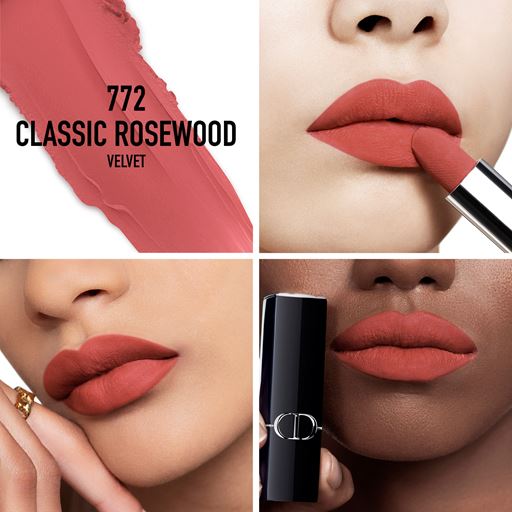 Dior Rouge Dior New Velvet Lipstick, 772 Classic Rosewood