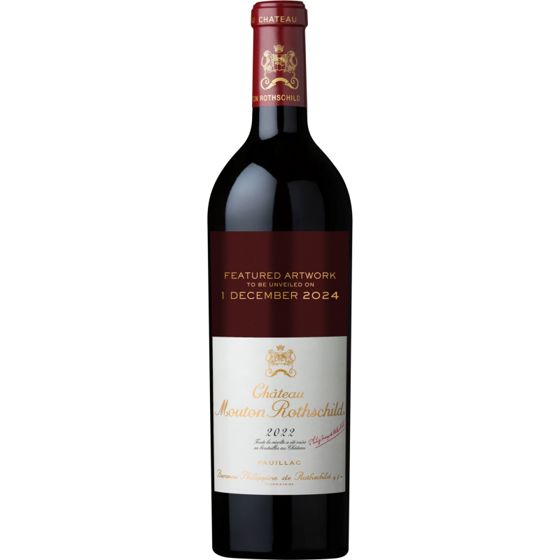 Château MOUTON ROTHSCHILD 2022 - Pauillac - 1er Cru Classé - par Caisse bois de 1 bouteille 75 cl