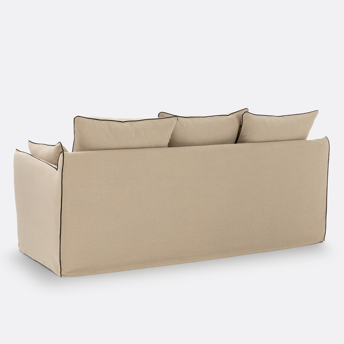 LA REDOUTE INTERIORS<br>Sofá em linho grosso, Odna
