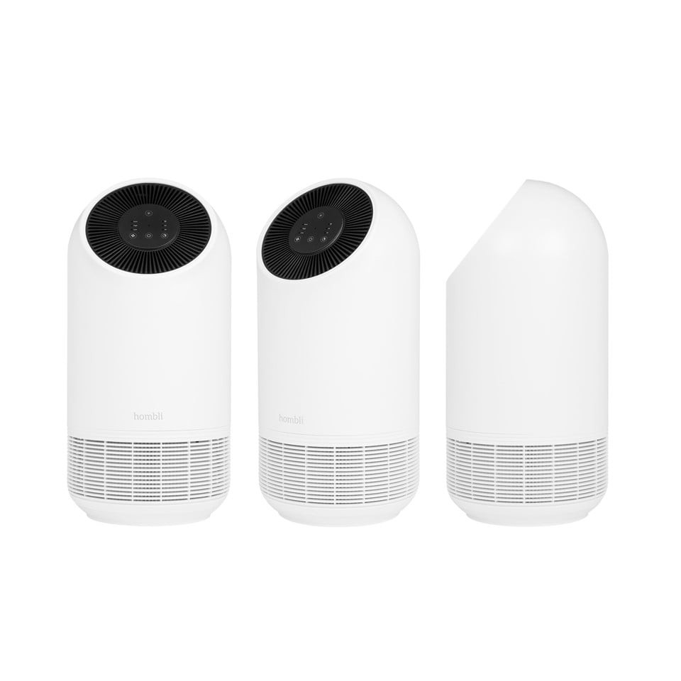 Hombli - Smart Air Purifier, White - Bundle with extra filter