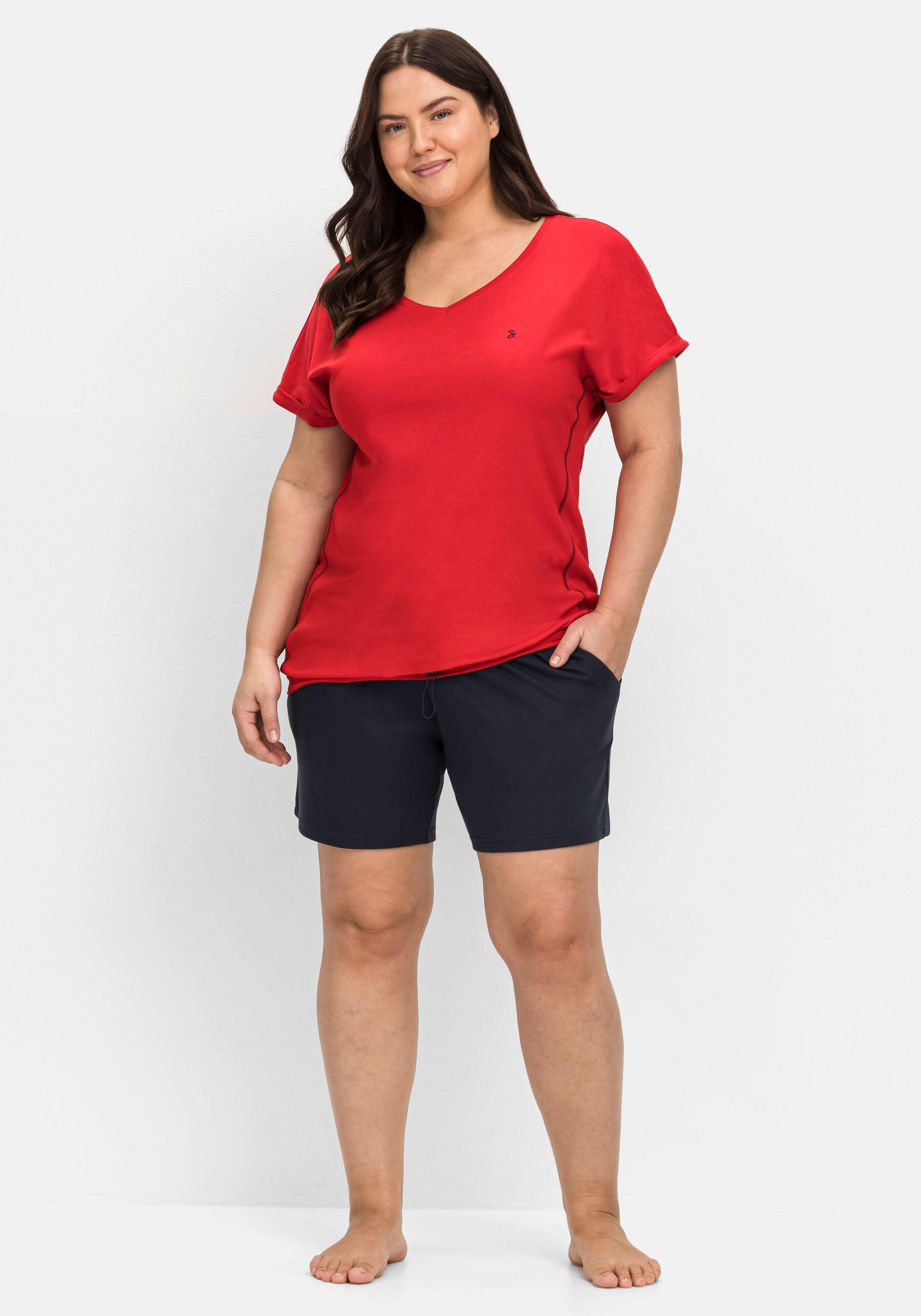 Relaxshirt mit elastischem Saumbund