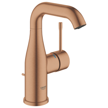 GROHE wastafelkraan Essence M-size met hendel en waste Warm Sunset