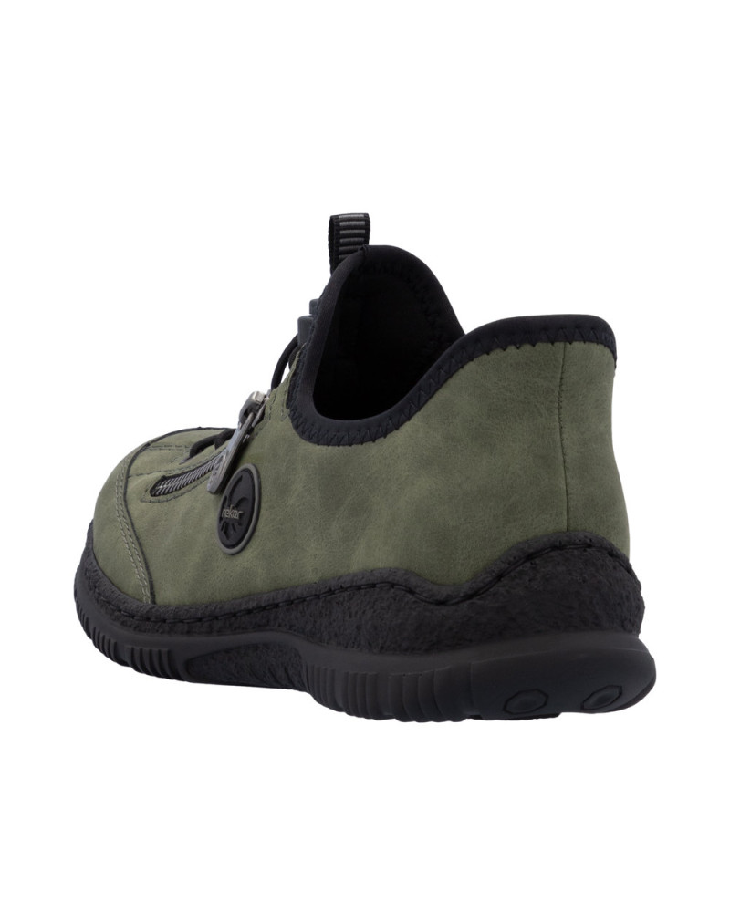 Rieker Slip on dame - Grøn