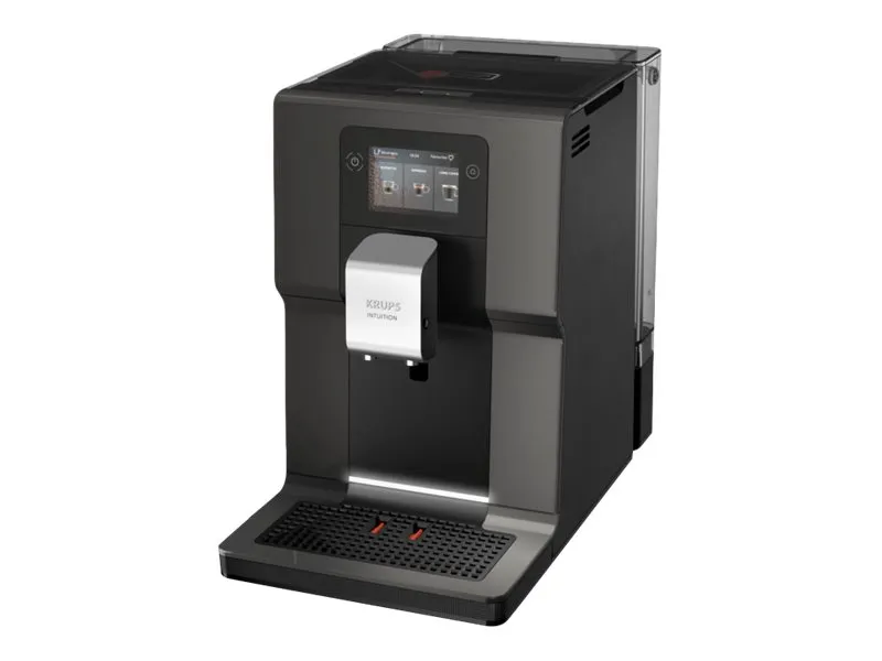 [OUTLET] - Krups Intuition Preference EA872B10 - Automatisk kaffemaskine med mælkeskummer - 15 bar - antracit