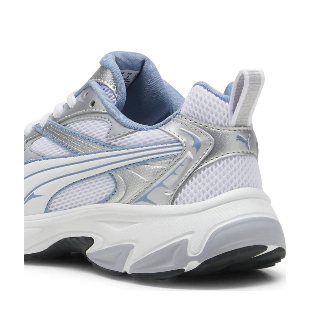 Puma Morphicsneakers wit/lichtblauw/zilver