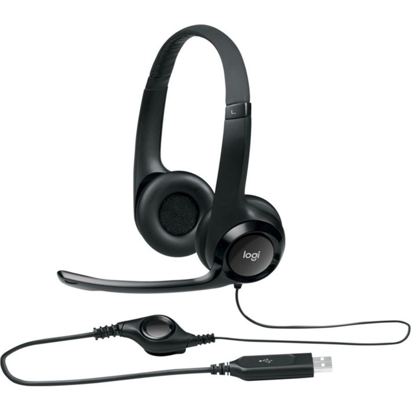 Casque micro filaire H390 USB Logitech pour ordinateur