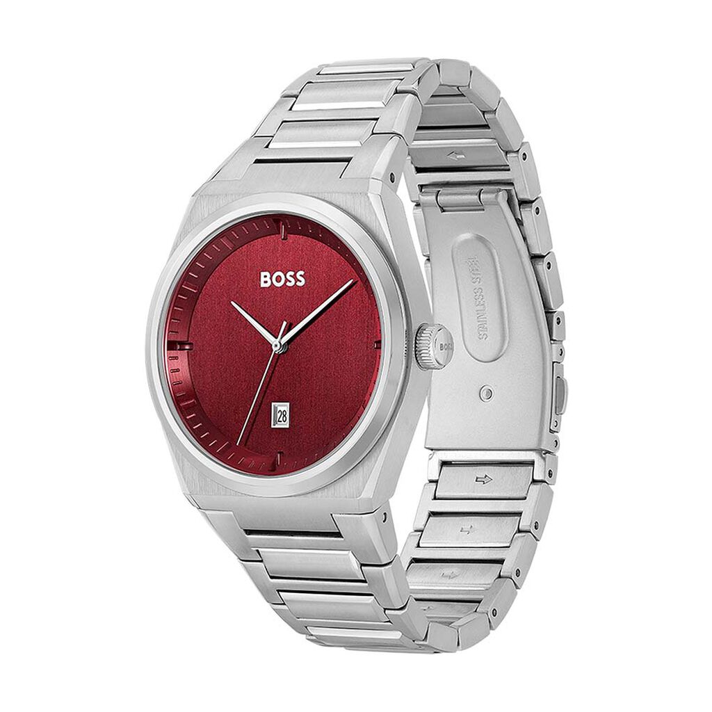 Montre Boss Steer Rouge