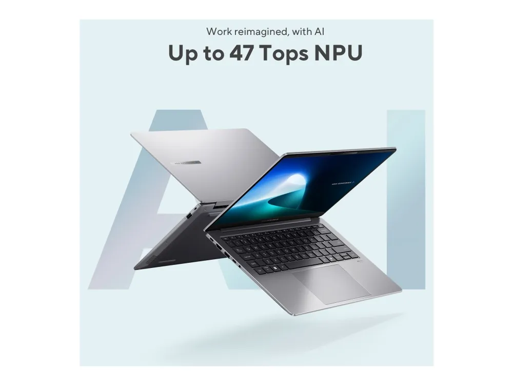 ASUS ExpertBook P5 P5405CSA-NZ0119X - 180° hængselsdesign - Intel Core Ultra 7 - 258V / op til 4.8 GHz - Win 11 Pro - Intel Arc Graphics 140V - 32 GB RAM - 1 TB SSD NVMe - 14