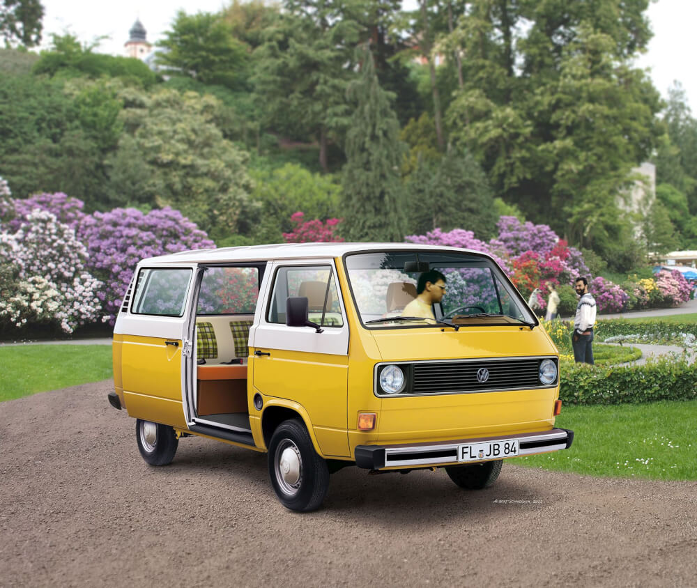 VW T3 Bus , Revell Modellbausatz