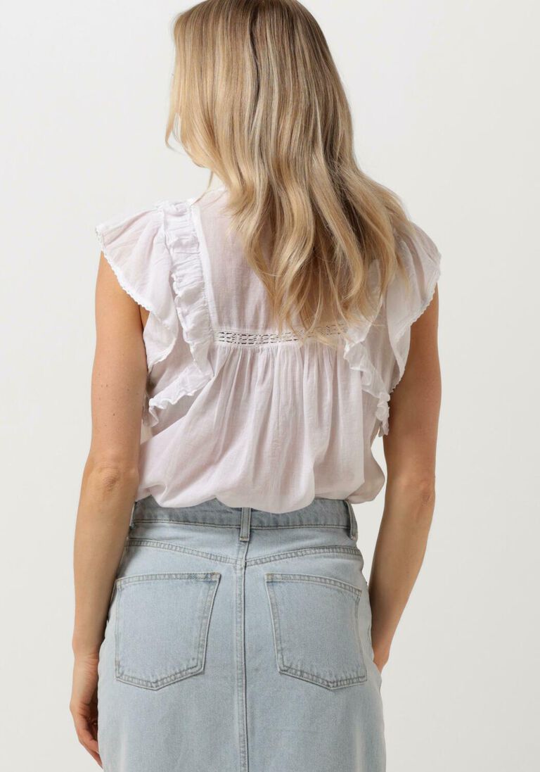 NEO NOIR witte neo noir blouse jayla s voile top
