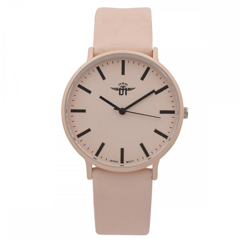 Montre Femme M. JOHN bracelet Cuir Rose