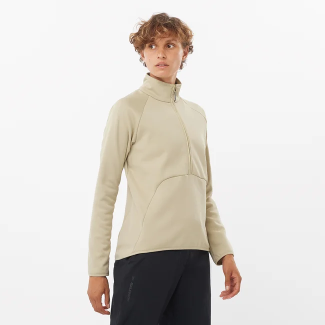 ESSENTIAL WARM  Midlayer-Jacke mit halbem Reißverschluss Damen