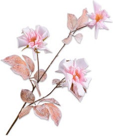 Silk-Ka kunstbloem Roos roze 81 cm