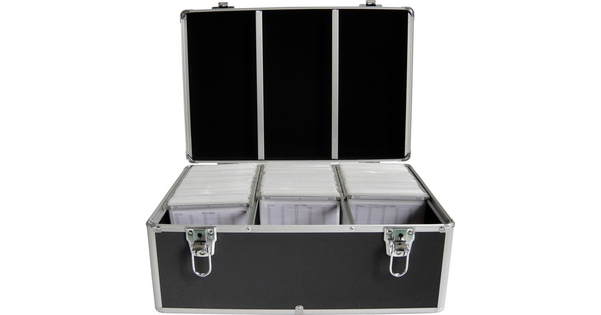 MediaRangeCD/DVD Koffer 500-x  (Zwart, Retail)