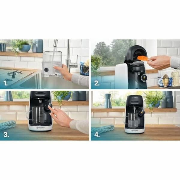 Kapslet Kaffemaskin BOSCH TAS164E Svart 1400 W 700 ml