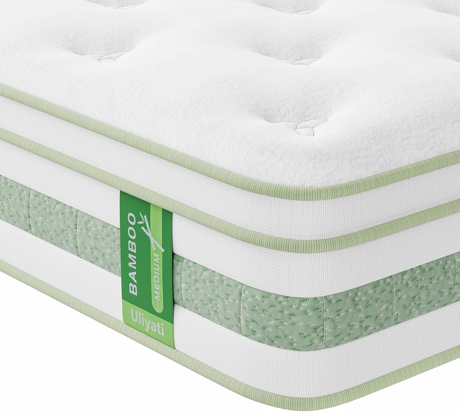 Matratze 140x200 cm, 25 cm Höhe Taschenfederkernmatratze, ÖkoTex Zertifiziert, Orthopädische Federkernmatratze, Ergonomische Rollmatratze H3 Mittelfest