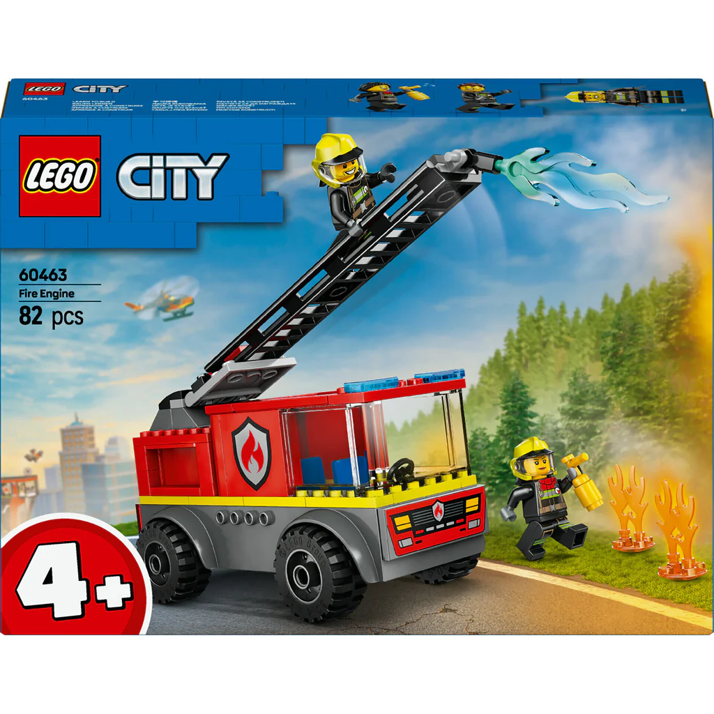 Camião Dos Bombeiros Com Escada Lego