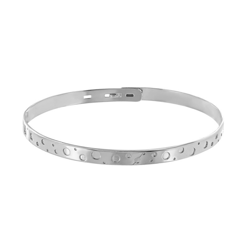 Jonc argent 925 Bulles