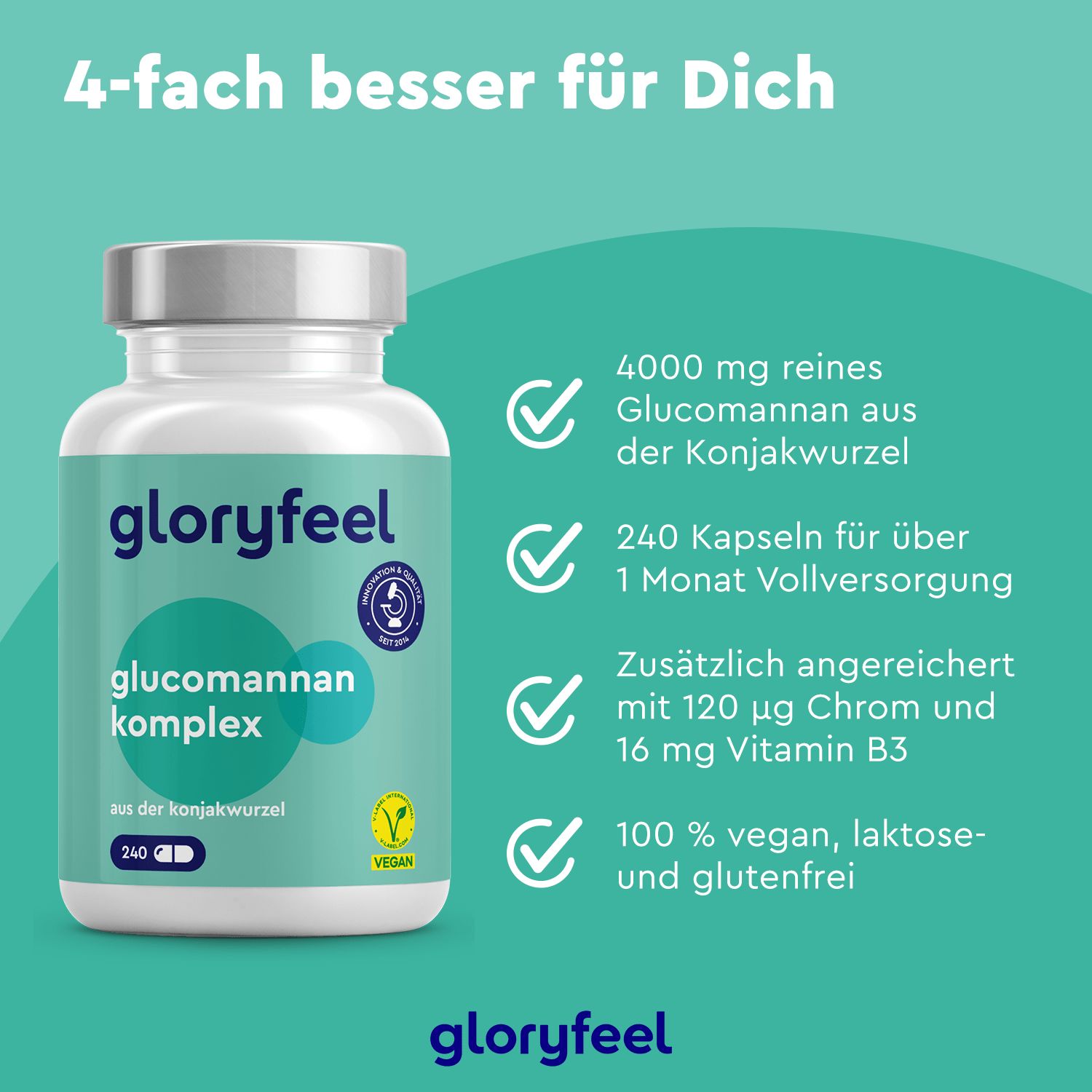 gloryfeel® Glucomannan Kapseln