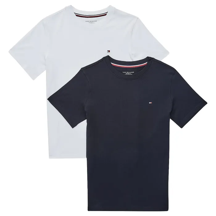 Tommy Hilfiger Cotton Crew Neck T-shirt Junior (2-pack)
