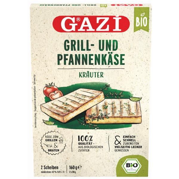 Gazi Bio Queijo Com Ervas Aromáticas Para Grelhar 160G