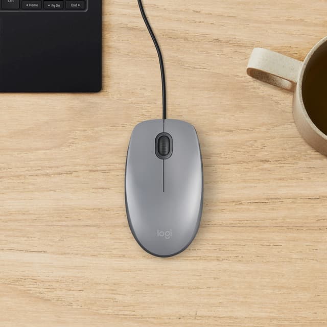 Logitech M110 Silent mus med ledning (blå)