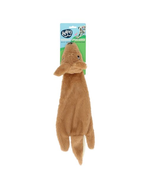Adori Hondenspeelgoed Skinny Konijn - Knuffel - 38 cm Bruin