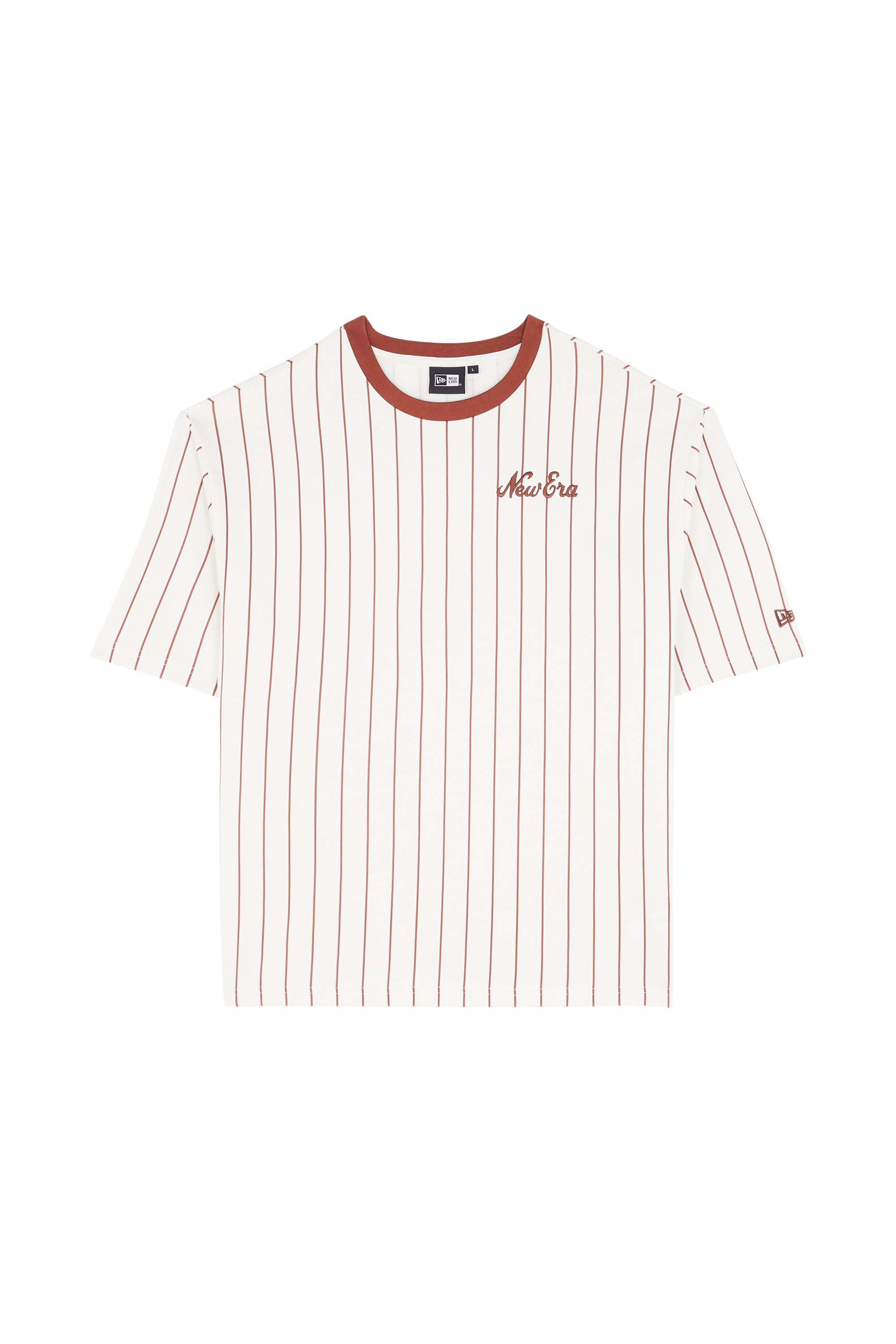 NEW ERA T-shirt  NE PINSTRIPE OS Blanc