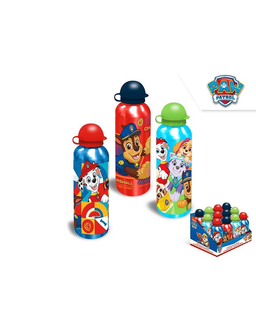 Aluminum Bottle 500Ml 3 Designs Paw Patrol