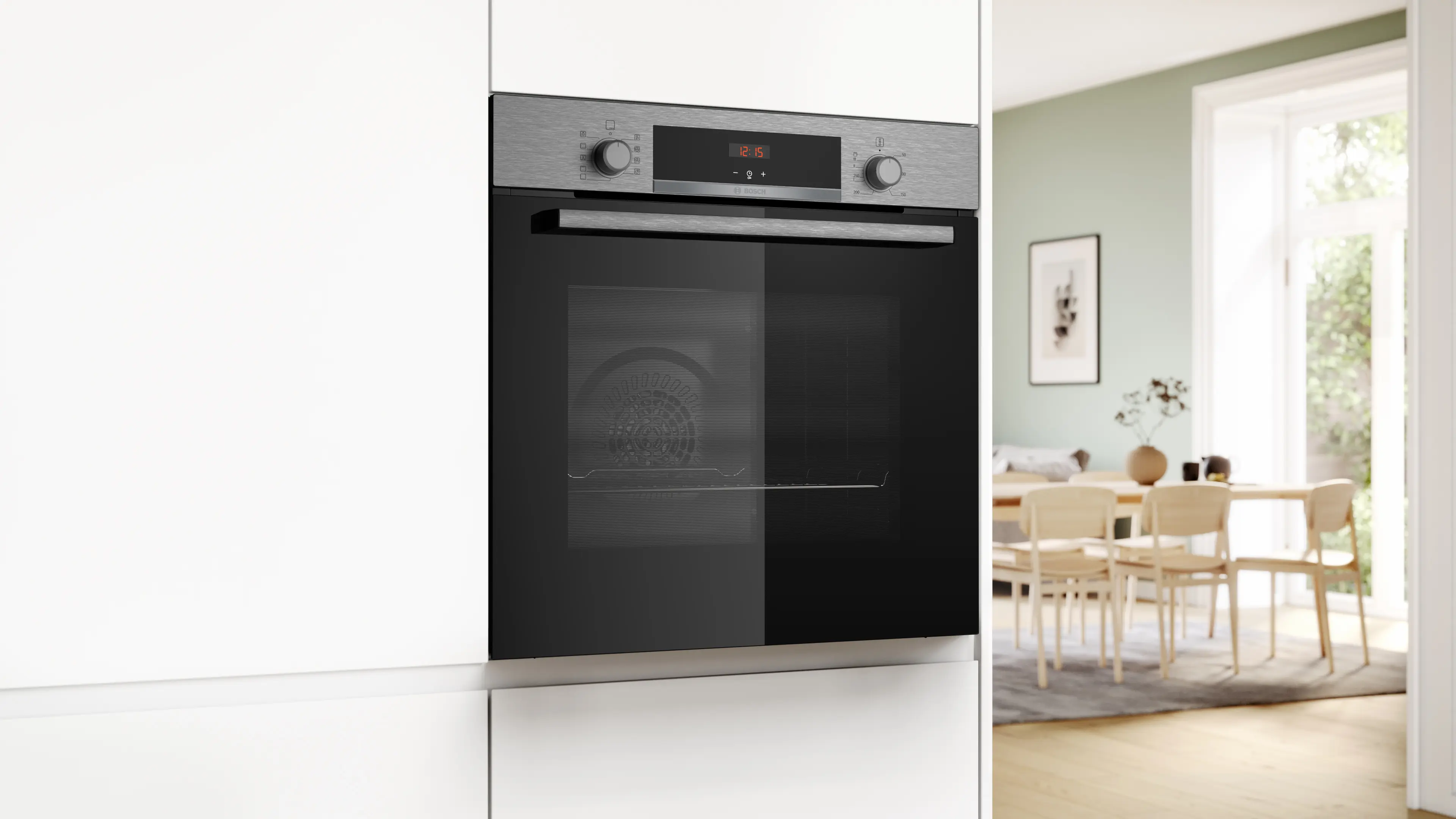 Serie 4 Bakoven 60 x 60 cm RVS