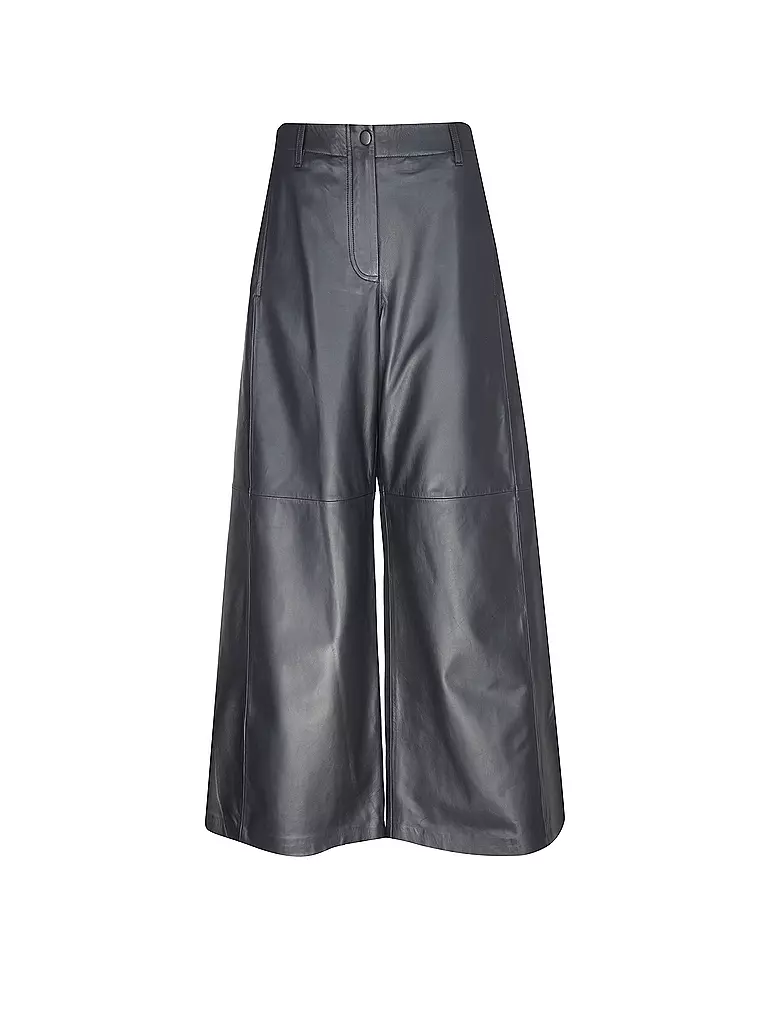 TELA Lederhose  dunkelblau