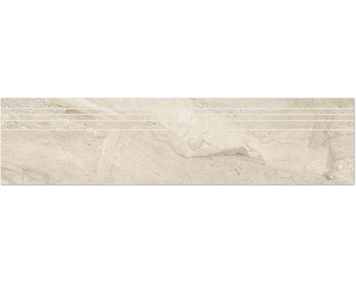 Porseleinen traptrede Sicilia 29,5 x 120 x 0,9 cm Avorio gepolijst beige