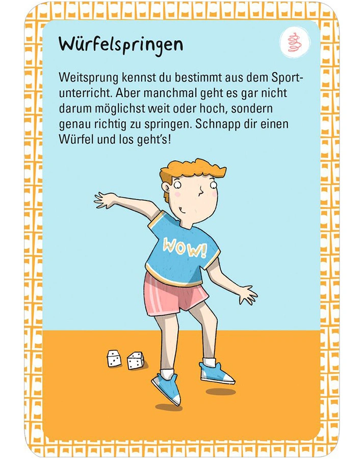 Kartenspiel 50 LUSTIGE BEWEGUNGSSPIELE