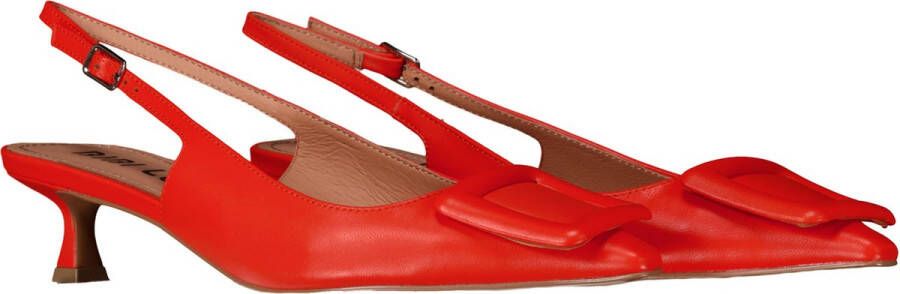 BIBI LOU Slingbacks Dames 641z10vk Maat: 37 Materiaal: Leer Kleur: Rood