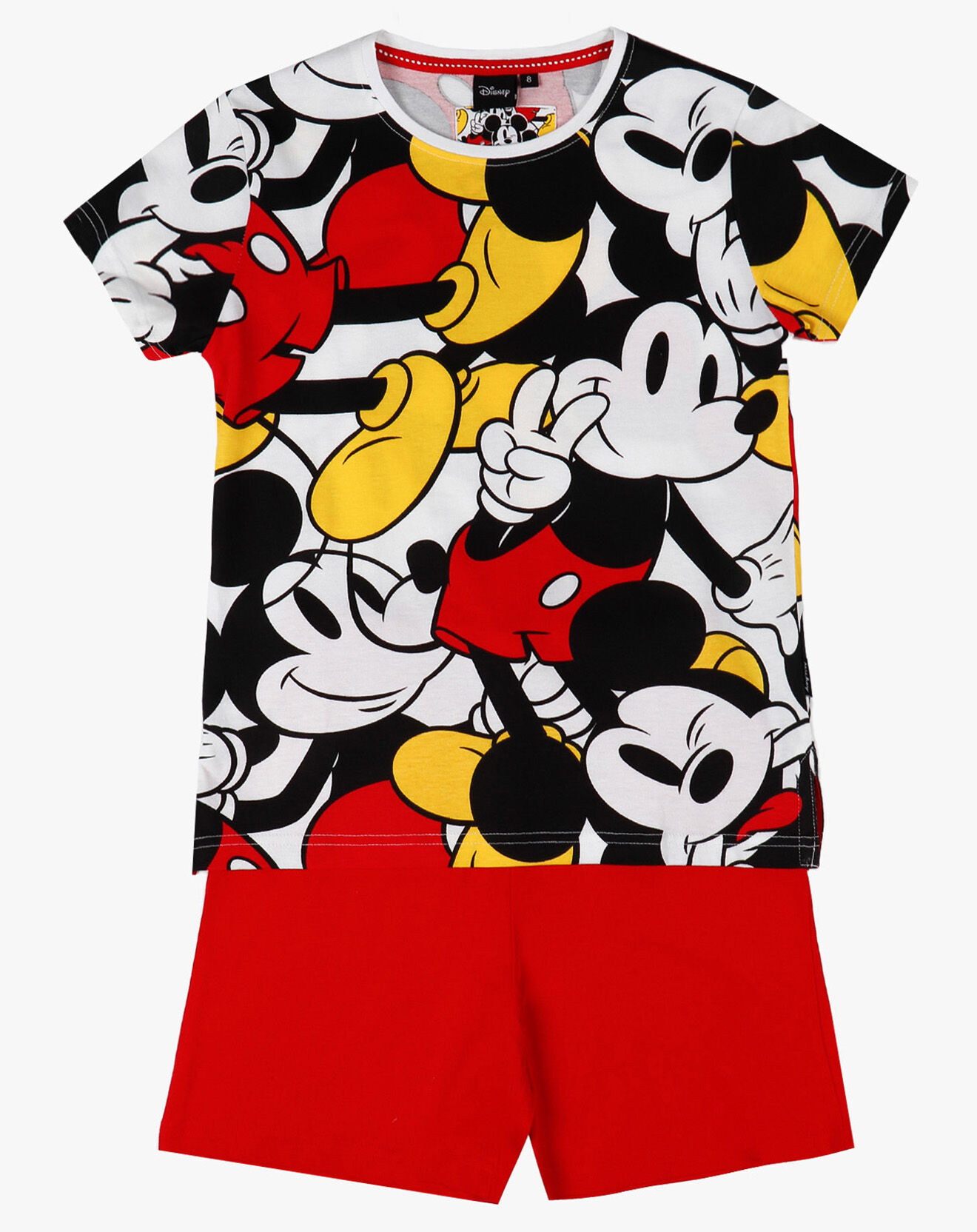 28 Pyjama T-Shirt & Short rouge