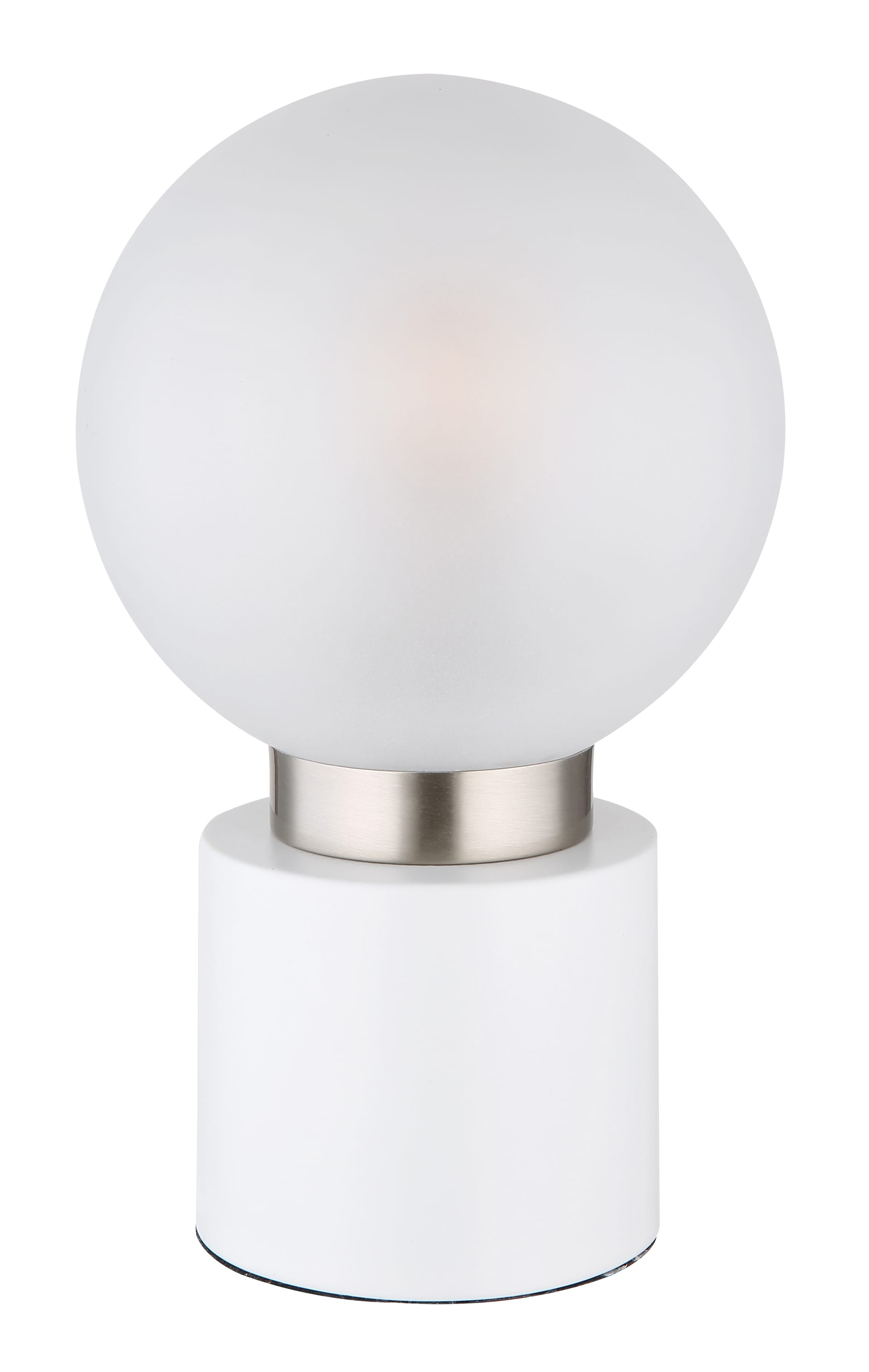 GLOBO Retrofit Tischlampe MARKA weiß /Opalglas