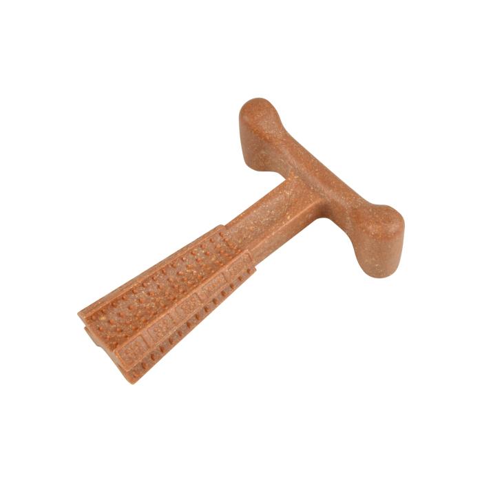 JOUET OS A MACHER FORME T PARFUM POULET 11.3X4.4X14.5CM