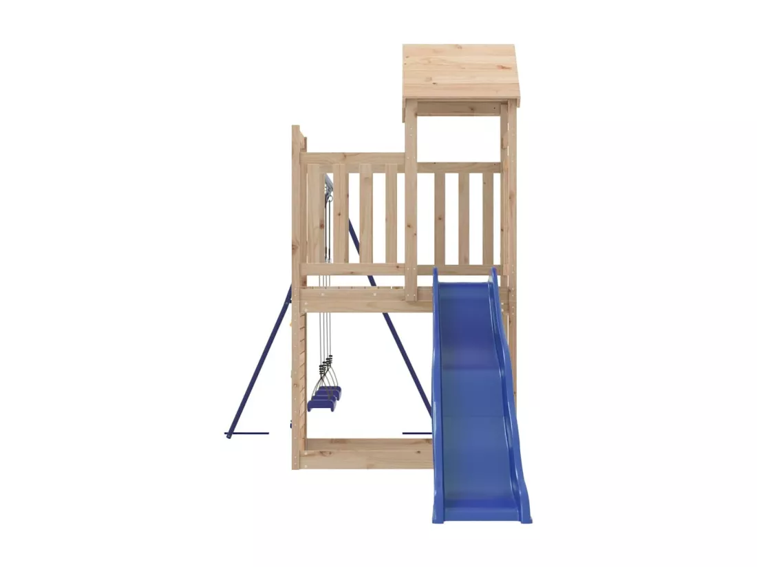 Aire de jeux d'extérieur bois de pin massif