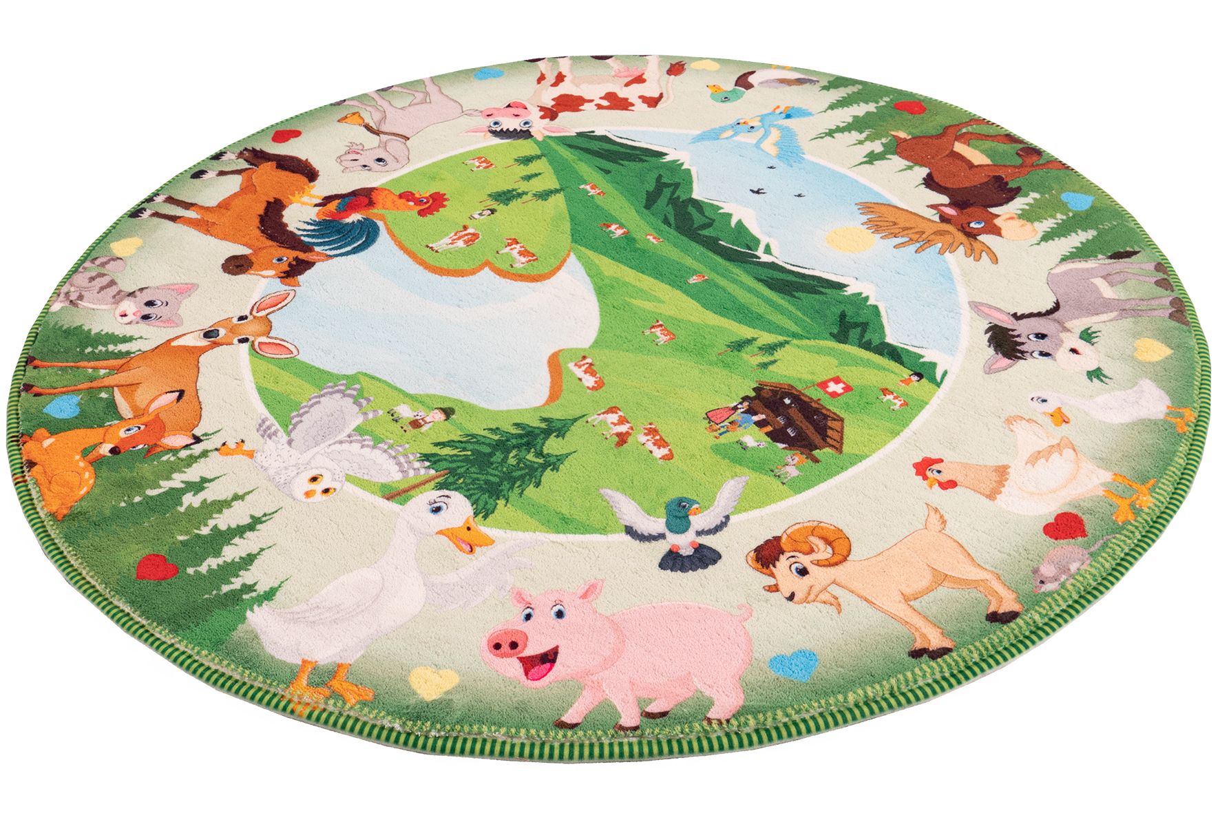 Kinderteppich MY JUNO 80 cm rund
