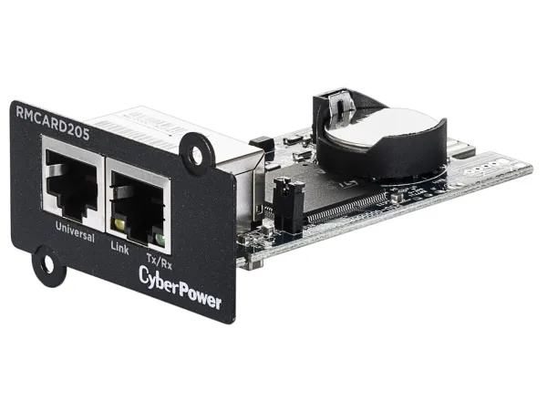 CyberPower RMCARD205 - Adapter for fjernadministration - 100Mb LAN - 100Base-TX - for Smart App Professional Rackmount Series PR3000; Smart App Sinewave PR1000